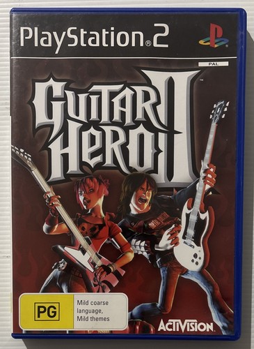 Guitar Hero II (2006) PlayStation 2 box