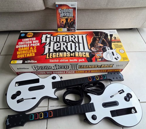 Guitar Hero III: Legends of Rock (2007) PlayStation 2 box
