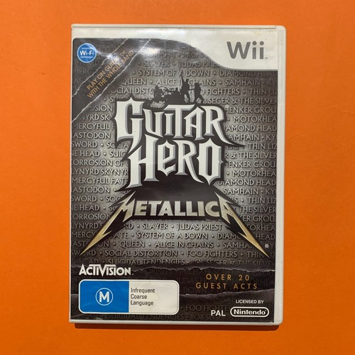 Guitar Hero: Metallica (2009) Wii box