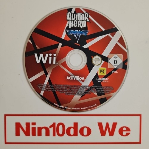 Guitar Hero: Van Halen (2009) Wii box