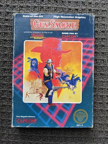 Gun.Smoke (1985) Famicom Disk System box