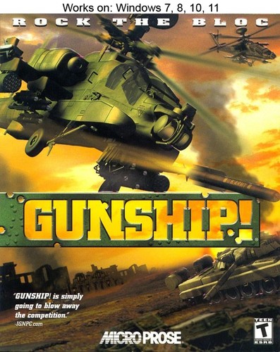 Gunship (1986) FM Towns box