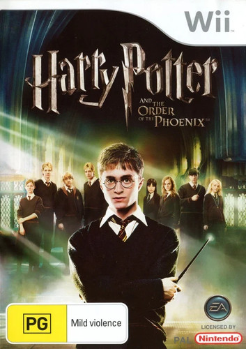 Harry Potter and the Order of the Phoenix (2007) Wii box