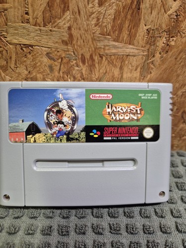 Harvest Moon (1996) SNES box