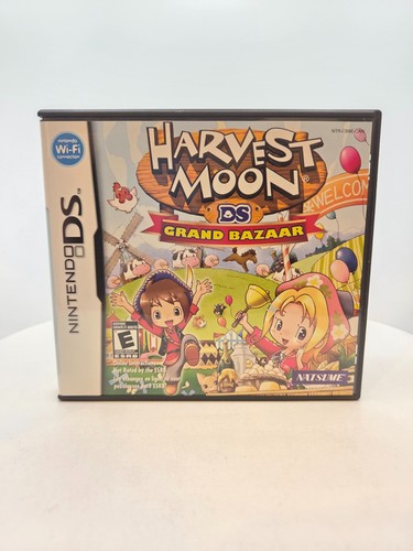Harvest Moon DS: Grand Bazaar (2008) Nintendo DS box