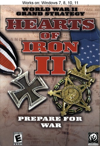 Hearts of Iron II (2005) Windows box