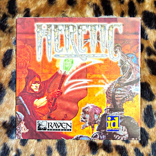Heretic (1994) Amiga box