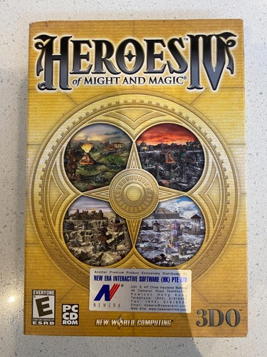 Heroes of Might and Magic IV (2002) Windows box