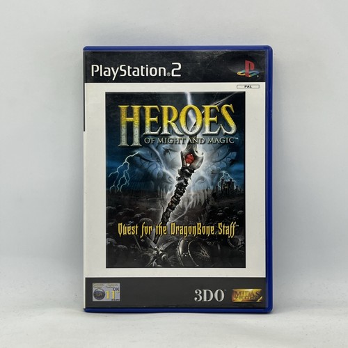 Heroes of Might and Magic: Quest for the Dragon Bone Staff (2001) PlayStation 2 box