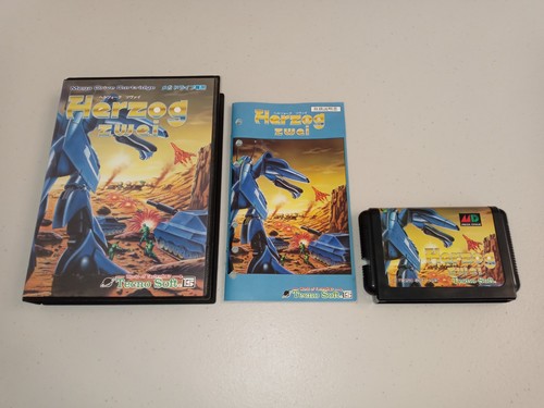Herzog Zwei (1989) Mega Drive box