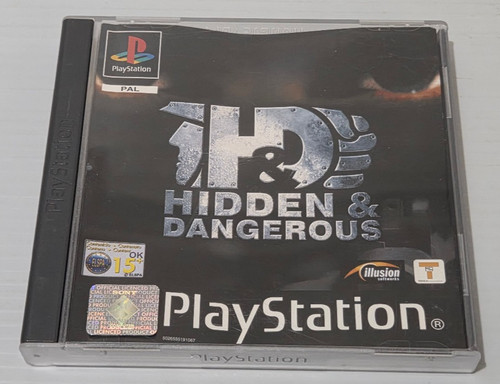 Hidden & Dangerous (1999) PlayStation box