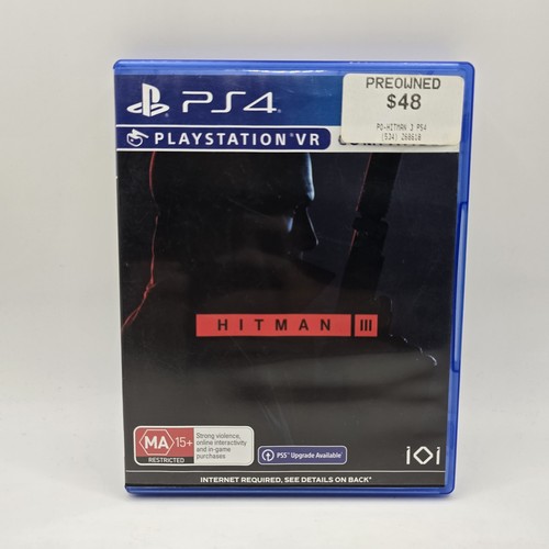 Hitman 3 (2021) PlayStation 4 box