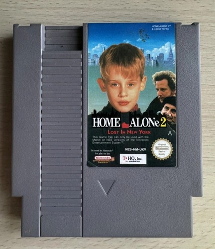 Home Alone 2: Lost in New York (1992) NES box
