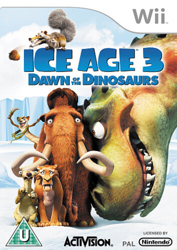 Ice Age: Dawn of the Dinosaurs (2009) Wii box