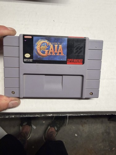 Illusion of Gaia (1993) SNES box