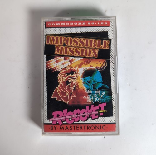 Impossible Mission (1984) Commodore 64 box