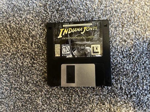 Indiana Jones and His Desktop Adventures (1996) Windows box