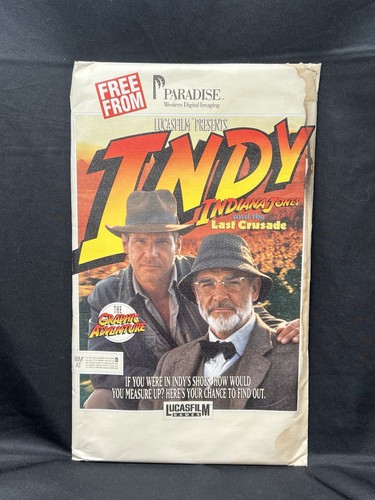 Indiana Jones and the Last Crusade: The Graphic Adventure (1989) Atari ST box