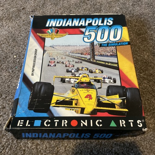 Indianapolis 500: The Simulation (1989) DOS box