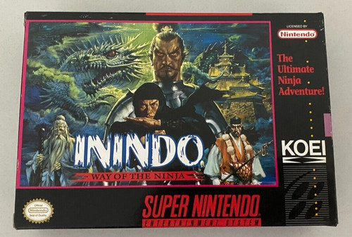Inindo: Way of the Ninja (1991) NEC PC-8800 series box