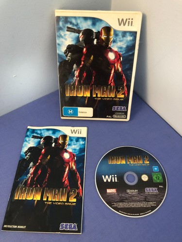 Iron Man 2 (2010) Wii box