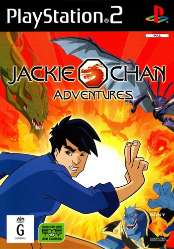 Jackie Chan Adventures (2004) PlayStation 2 box