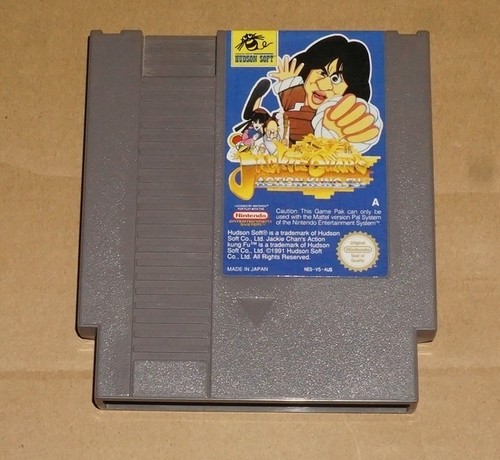Jackie Chan's Action Kung Fu (1990) NES box