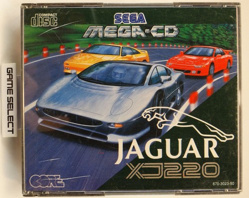 Jaguar XJ220 (1993) Mega-CD box