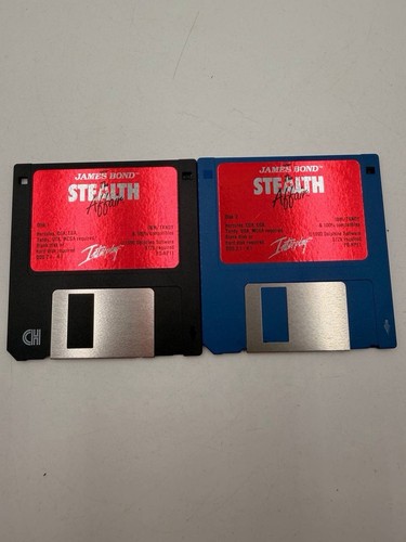 James Bond 007: The Stealth Affair (1990) DOS box