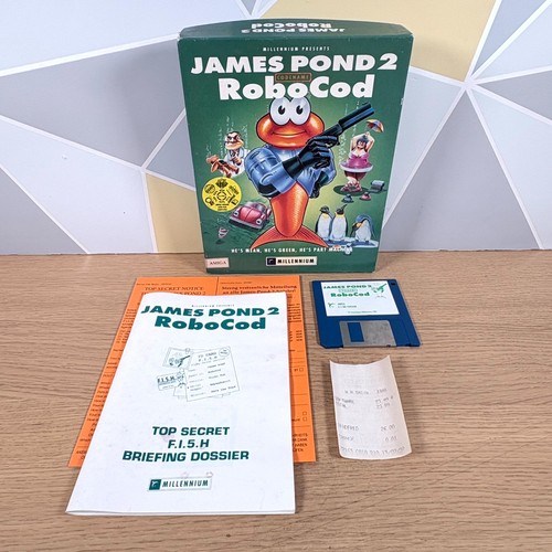 James Pond 2: Codename: RoboCod (1991) Amiga box