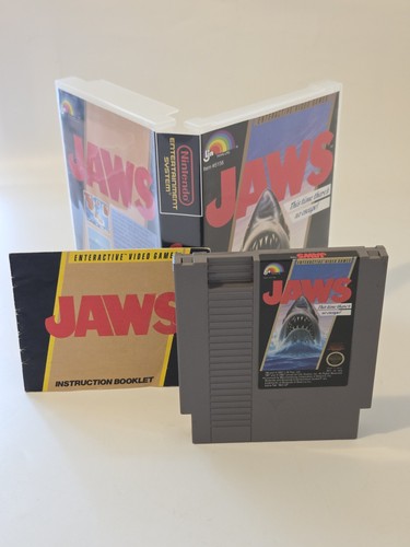Jaws (1987) NES box