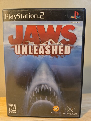 Jaws Unleashed (2006) PlayStation 2 box