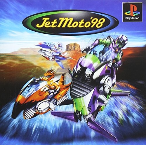 Jet Moto (1996) PlayStation box