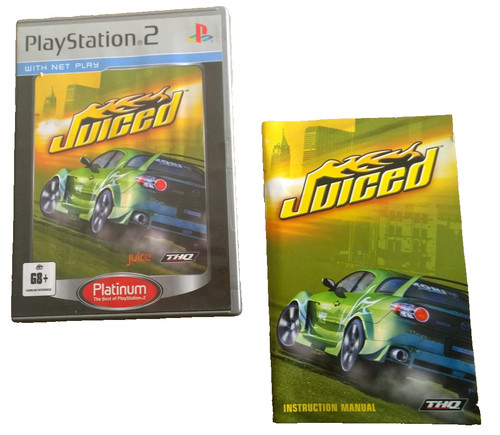 Juiced (2005) PlayStation 2 box