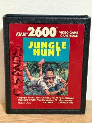 Jungle Hunt (1982) ColecoVision box