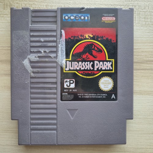 Jurassic Park (1993) NES box