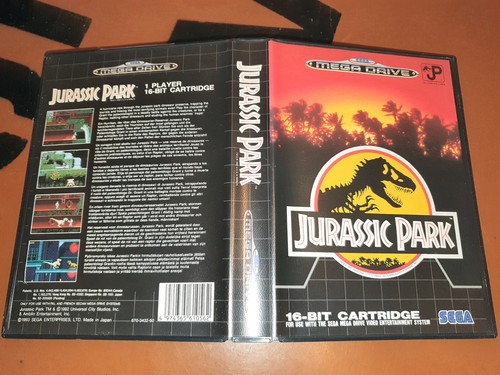 Jurassic Park (1993) Mega Drive box