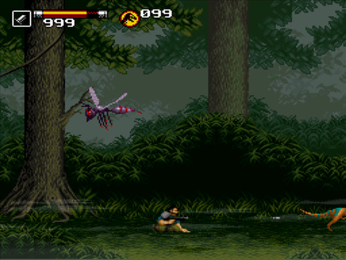 Jurassic Park 2: The Chaos Continues (1994) SNES box