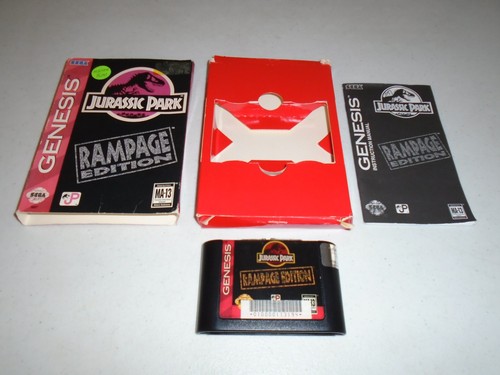 Jurassic Park: Rampage Edition (1994) Mega Drive box