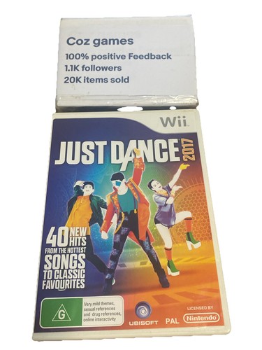Just Dance 2017 (2016) Nintendo Switch box