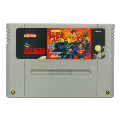 Justice League Task Force (1995) SNES box