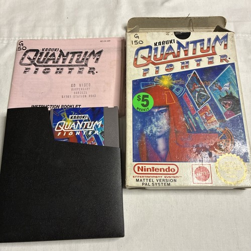 Kabuki Quantum Fighter (1990) NES box