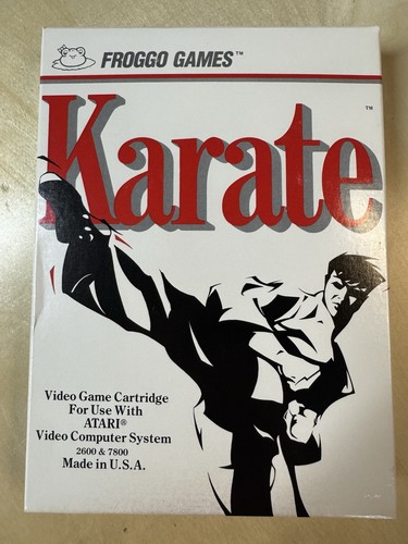 Karate (1982) Atari 2600 box