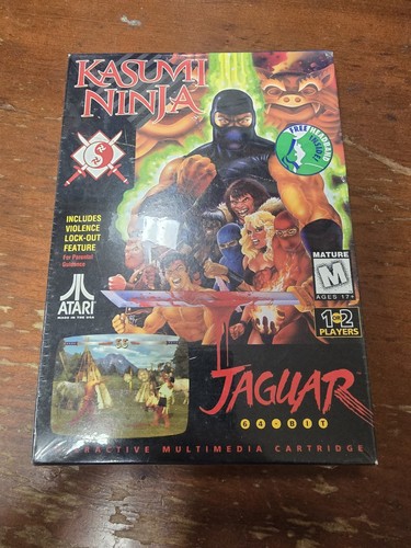 Kasumi Ninja (1994) Atari Jaguar box