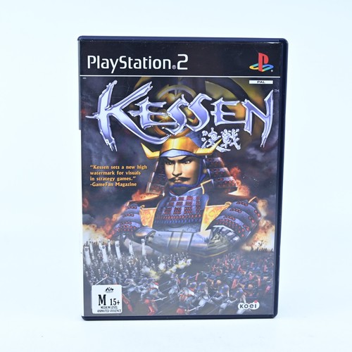 Kessen (2000) PlayStation 2 box