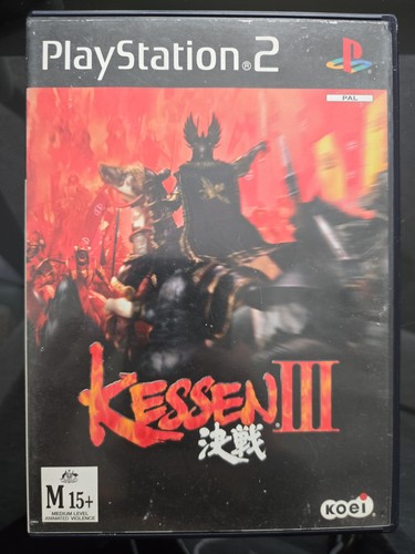 Kessen III (2004) PlayStation 2 box