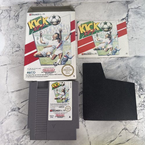 Kick Off (1989) NES box