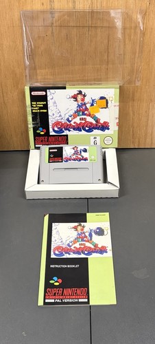 Kid Klown in Crazy Chase (1994) SNES box