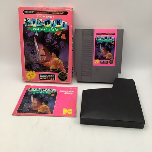 Kid Niki: Radical Ninja (1987) NES box