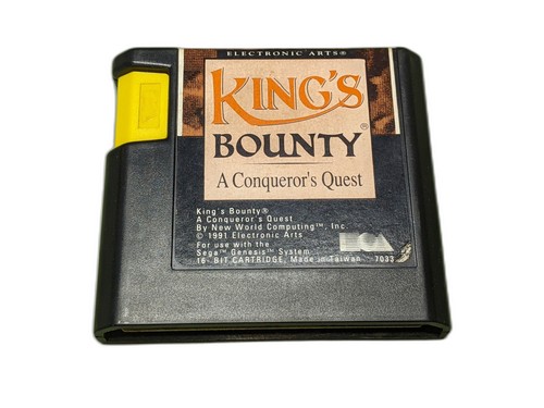 King's Bounty (1991) Mega Drive box